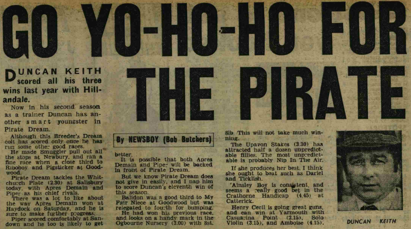 Daily Mirror Racing 14-08-75